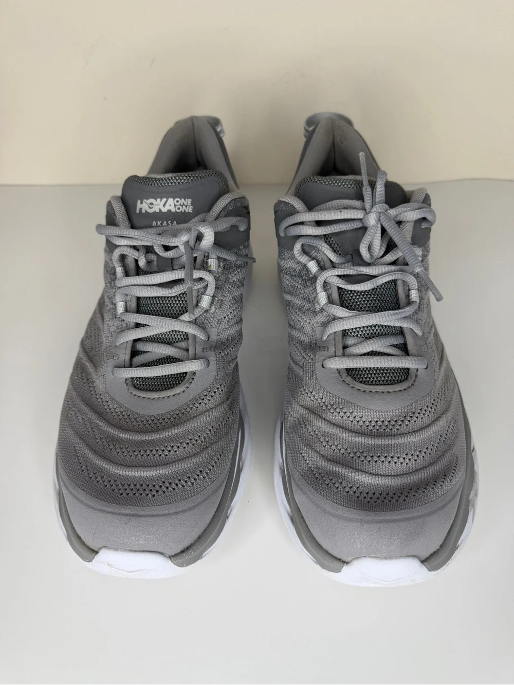 Hoka One One lightweight grey